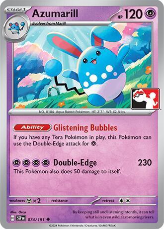 Surging Sparks Azumarill [Prize-Pack] Pokémon card